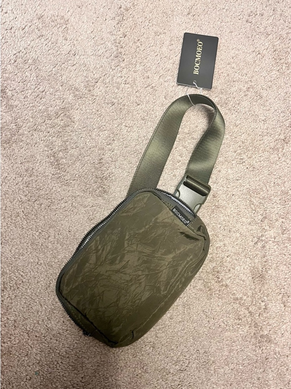 Olive Green Crossbody Sling Bag for Women